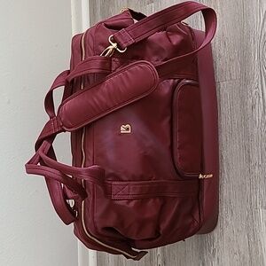 BUFFBUNNY Smoked Cherry Maroon duffle bag Game Changer